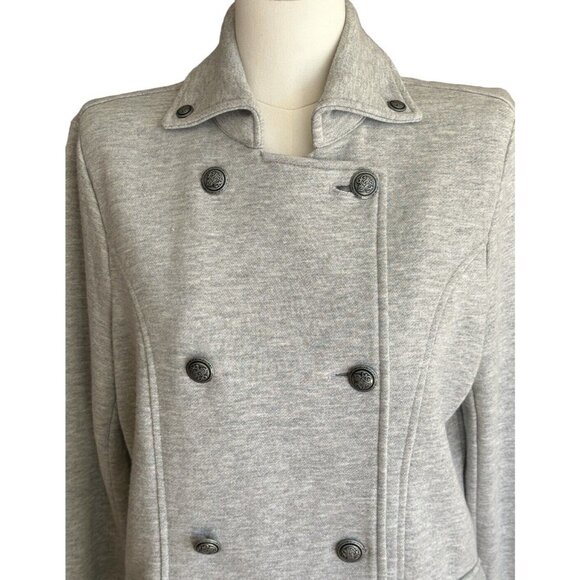 Vintage Talbots Petites Collared Button Up Long Sleeve Jacket Pockets Sz PM - Picture 10 of 13